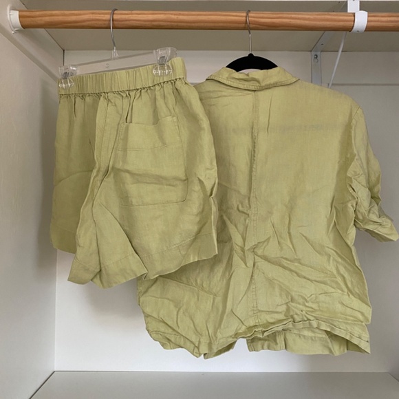 Everlane Co-Ord Set | Shorts & Shirt Set Size Small Women's - Picture 2 of 7